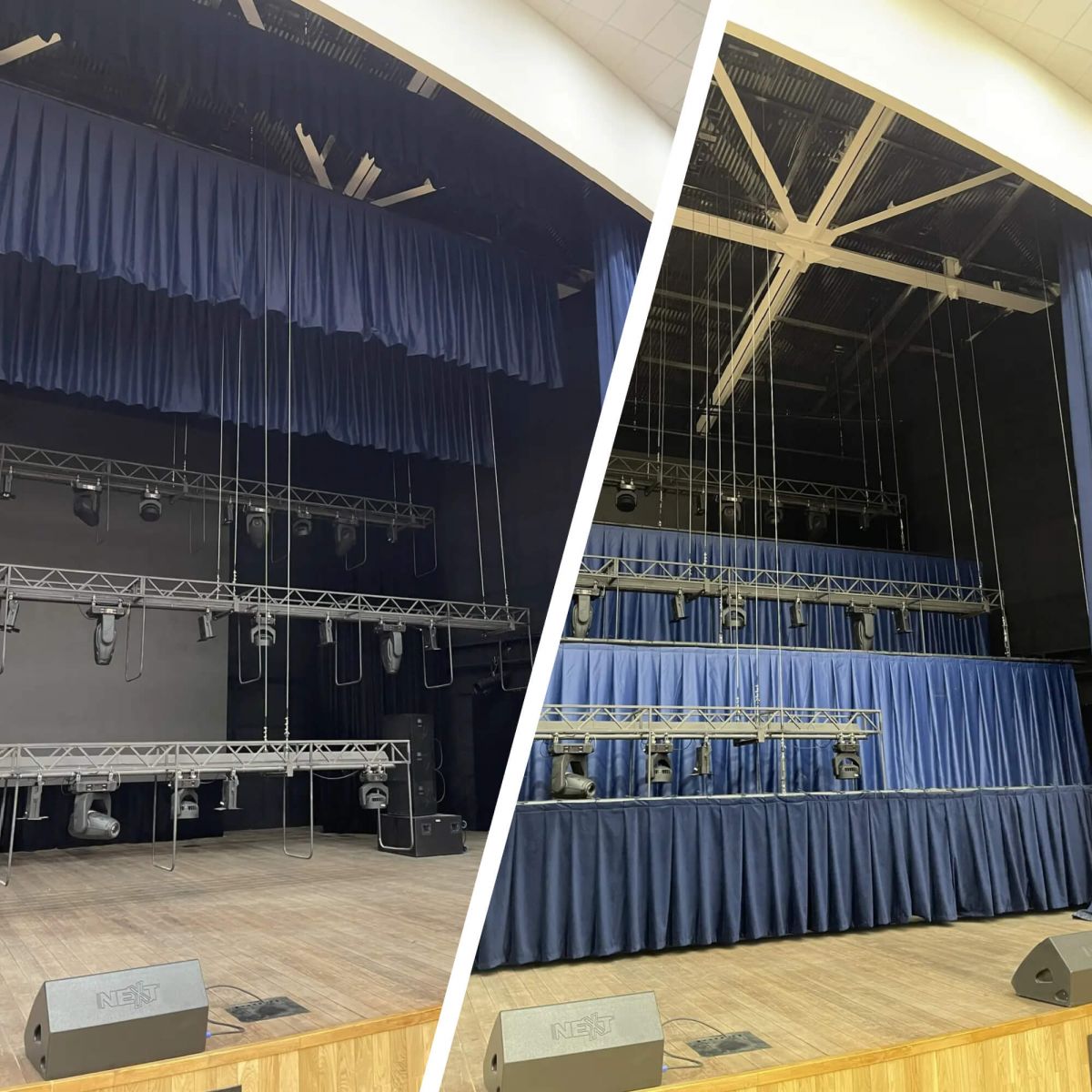 Монтаж сценической механики ДК МИСИС